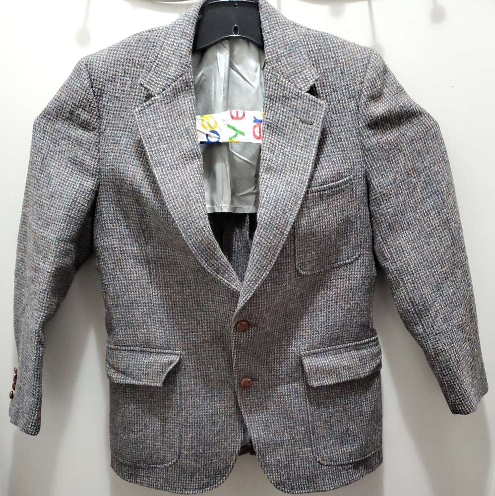 Men's Harris Tweed Blazer Sportcoat 42R
